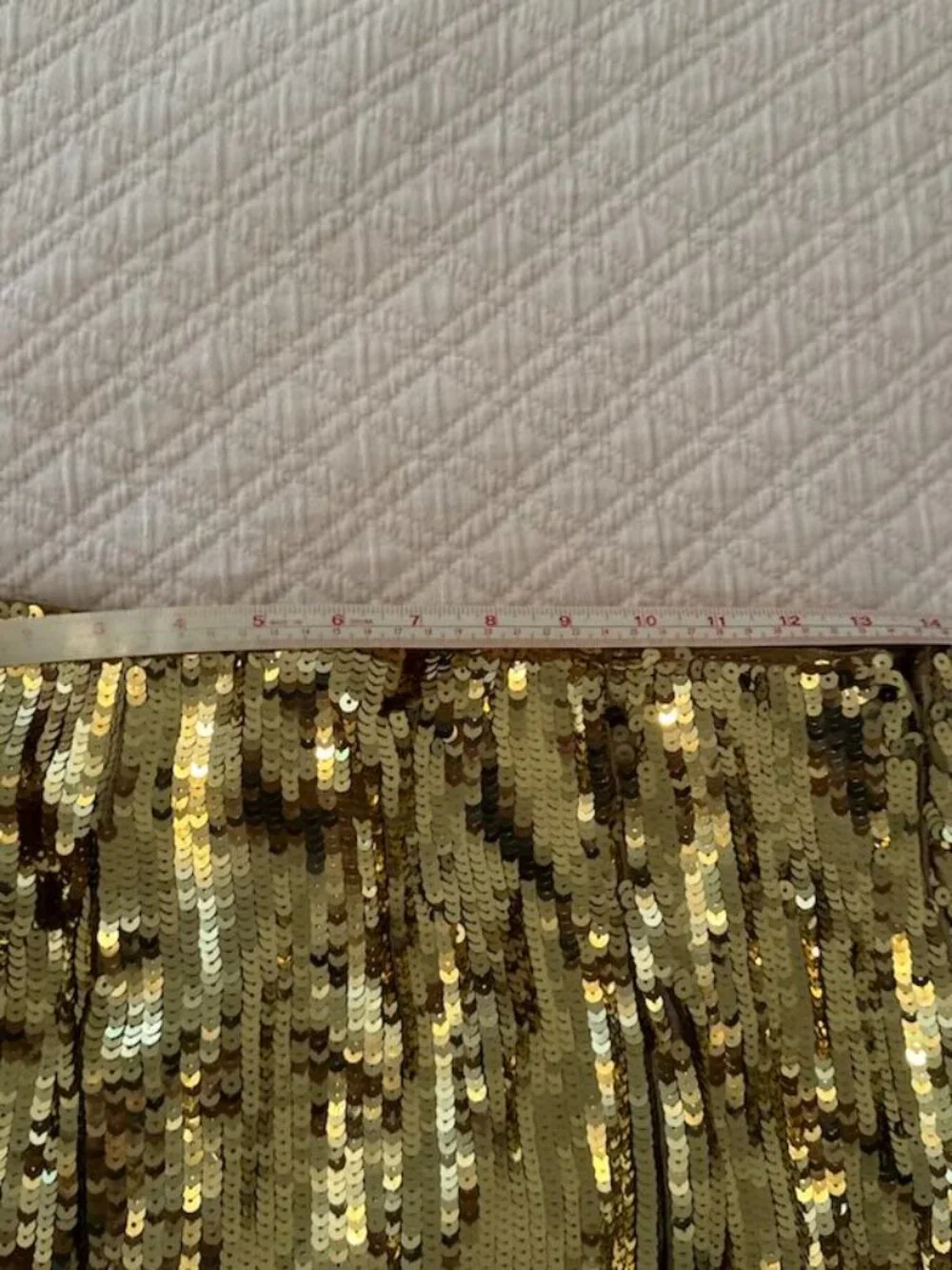 NWT J.Crew Collection Gold Sequin Slip Skirt - Size 4